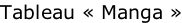 Tableau « Manga »